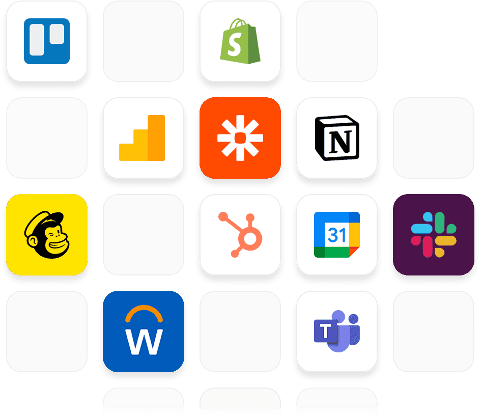 Connected tools supporting a coordinated business workflow
