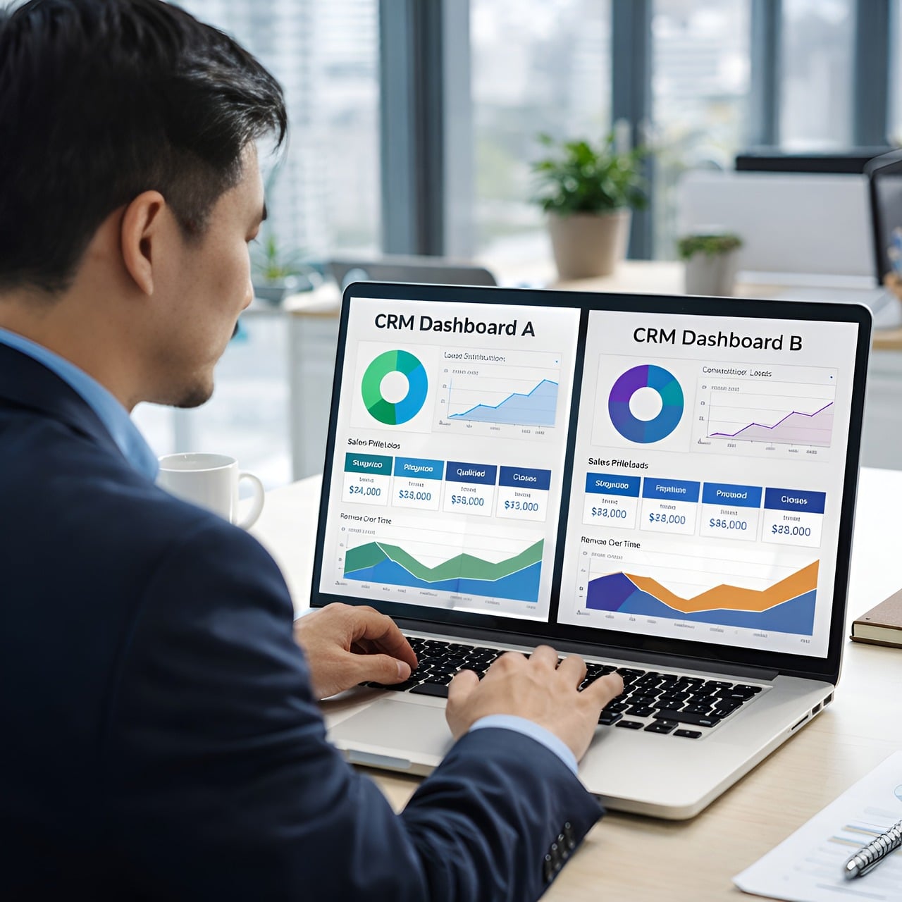 Analytics and local visibility review workspace