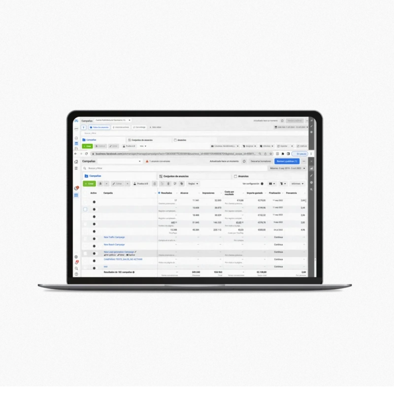 Gestión de campañas de publicidad digital para aumentar la visibilidad online en Facebook Ads